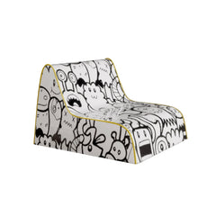 Multifunctional Kids Doodle Sofa - White