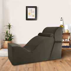Dual-Purpose Curved Chaise Lounge Chair Indoor