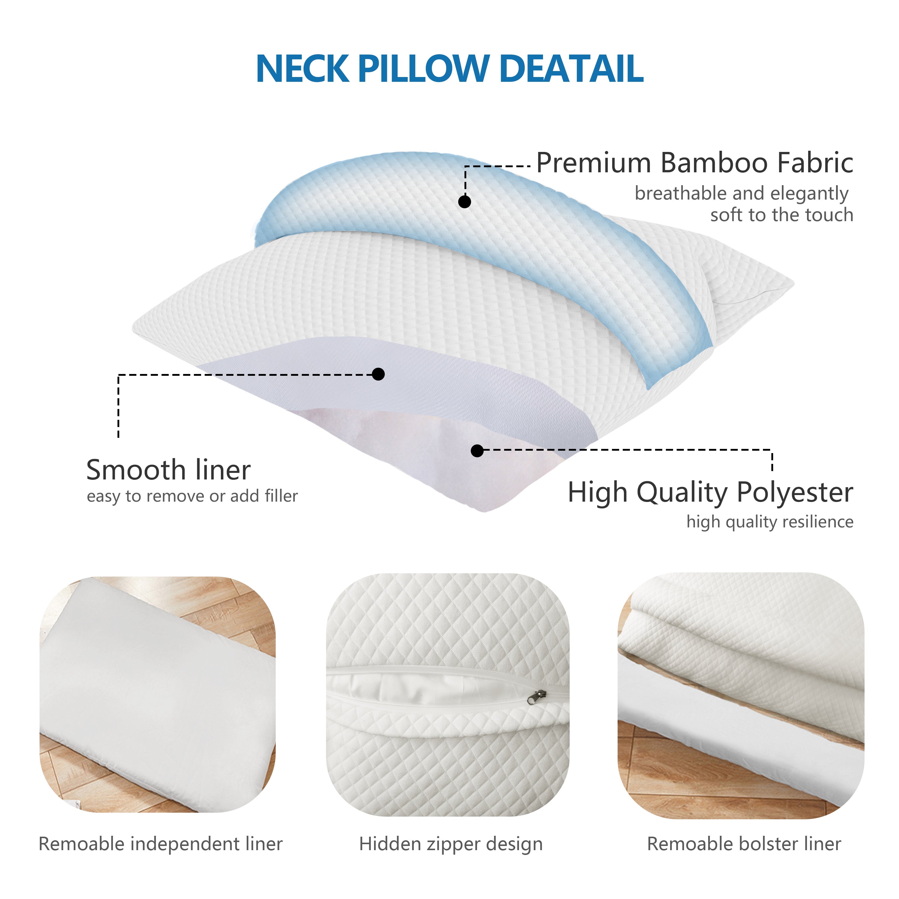 Ideal Cervical Pillows Ergonomic Neck Support Pillow