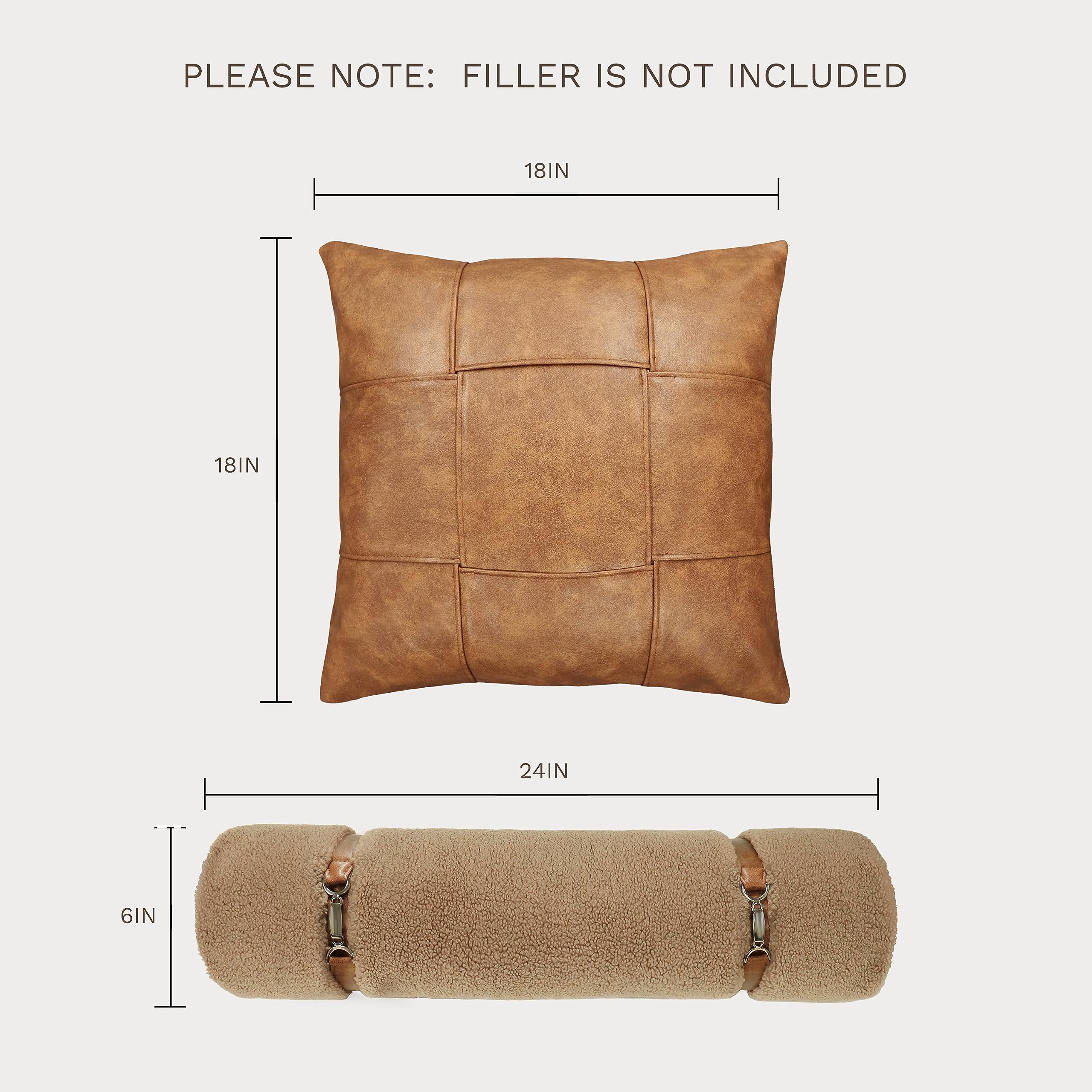 Fashionable Throw Pillow Covers 3 Set Pillow Case