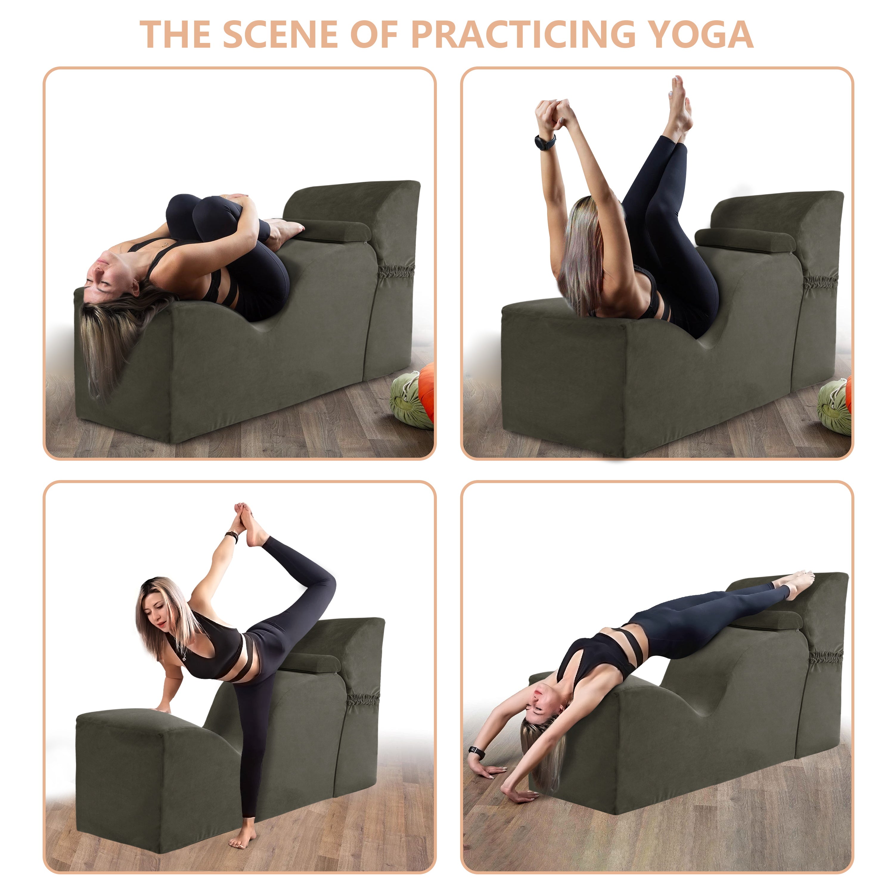 Dual-Purpose Curved Chaise Lounge Chair Indoor