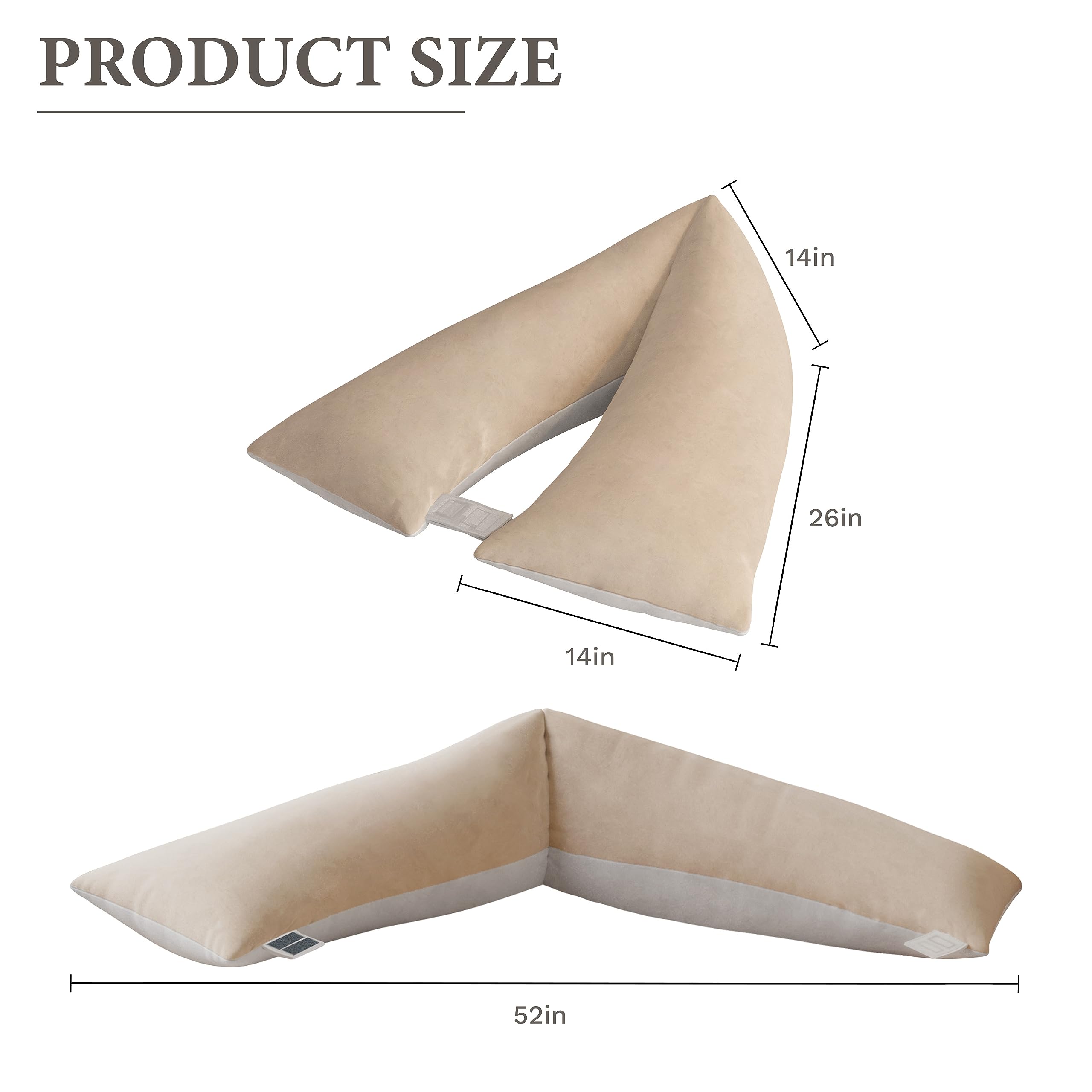 Side Sleeper Pillow V Shaped