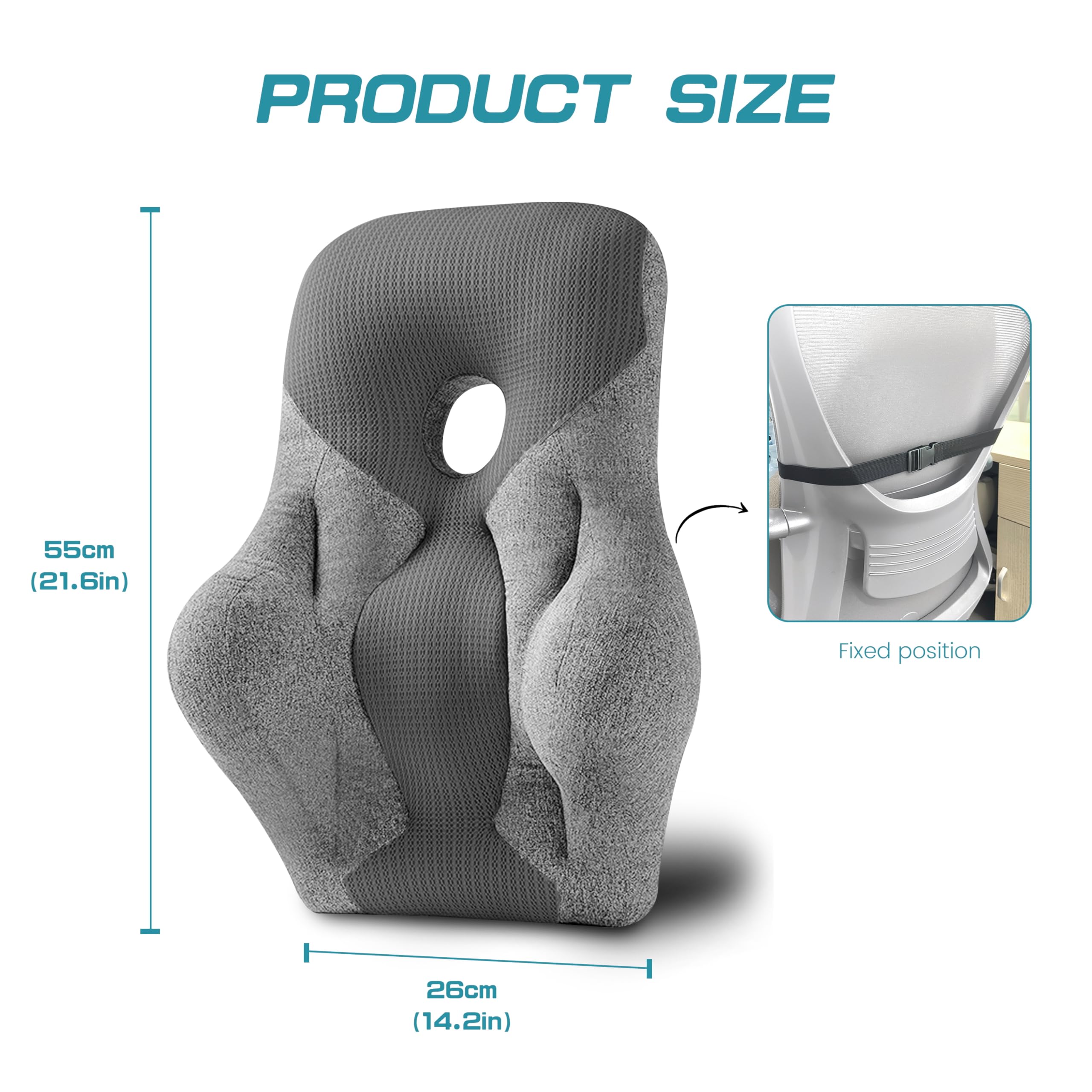 Lumbar Support Pillow for Office Chair