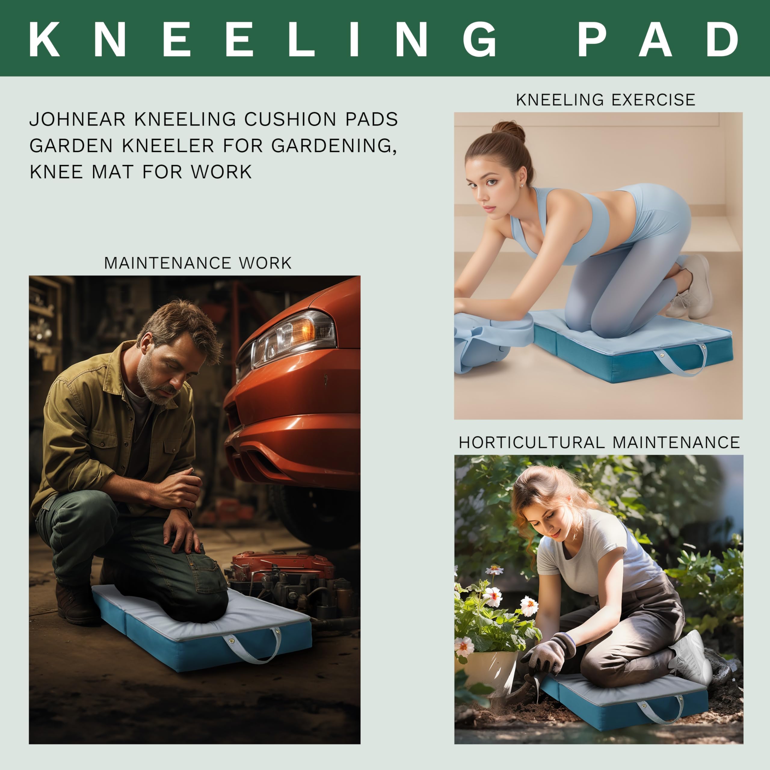 Waterproof Foam Extra Thick Kneeling Mat Pad