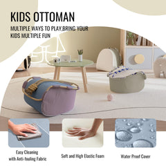 Kids Ottoman Set  Footrest Stool