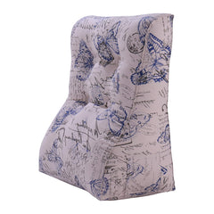 Curve Reading Pillow  — Blue Butterfly