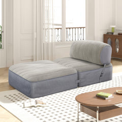 Adjustable Multi-Piece Floor Sofa Bed for Living Room and Bedroom Rest