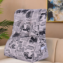 Curve Reading Pillow—Newspaper