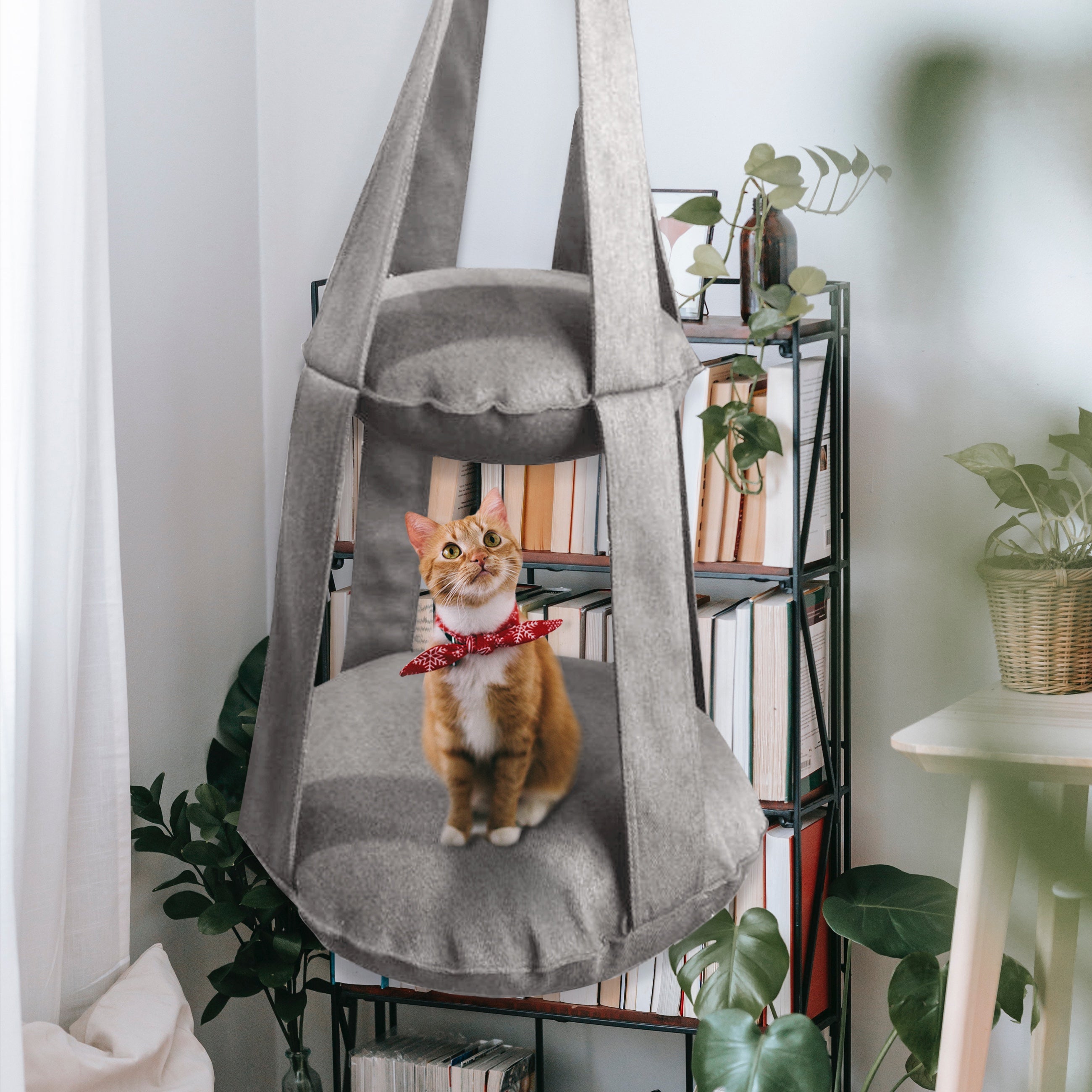 Hanging Cat Hammock Bed Cat Swing Soft Pet Bed