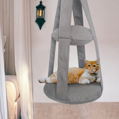 Hanging Cat Hammock Bed Cat Swing Soft Pet Bed