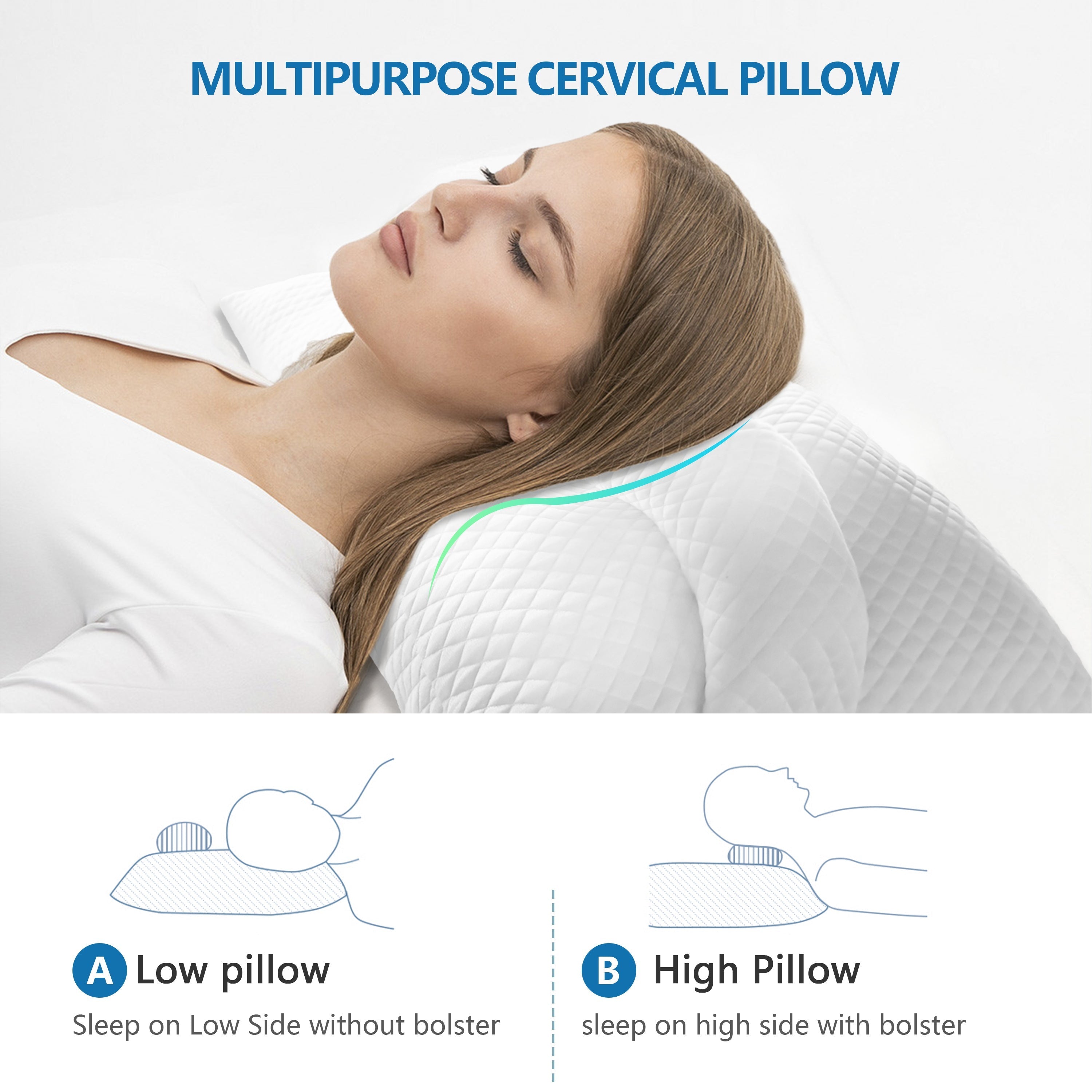 Ideal Cervical Pillows Ergonomic Neck Support Pillow