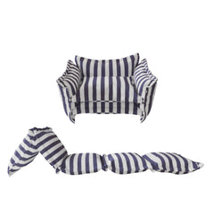 2 in 1 Foldable Kids Sofa Chair Couch Backrest Armchair Bed