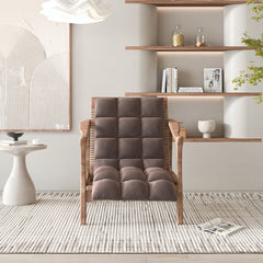 Square Chair Cushion Pads 4 PCS-Coffee