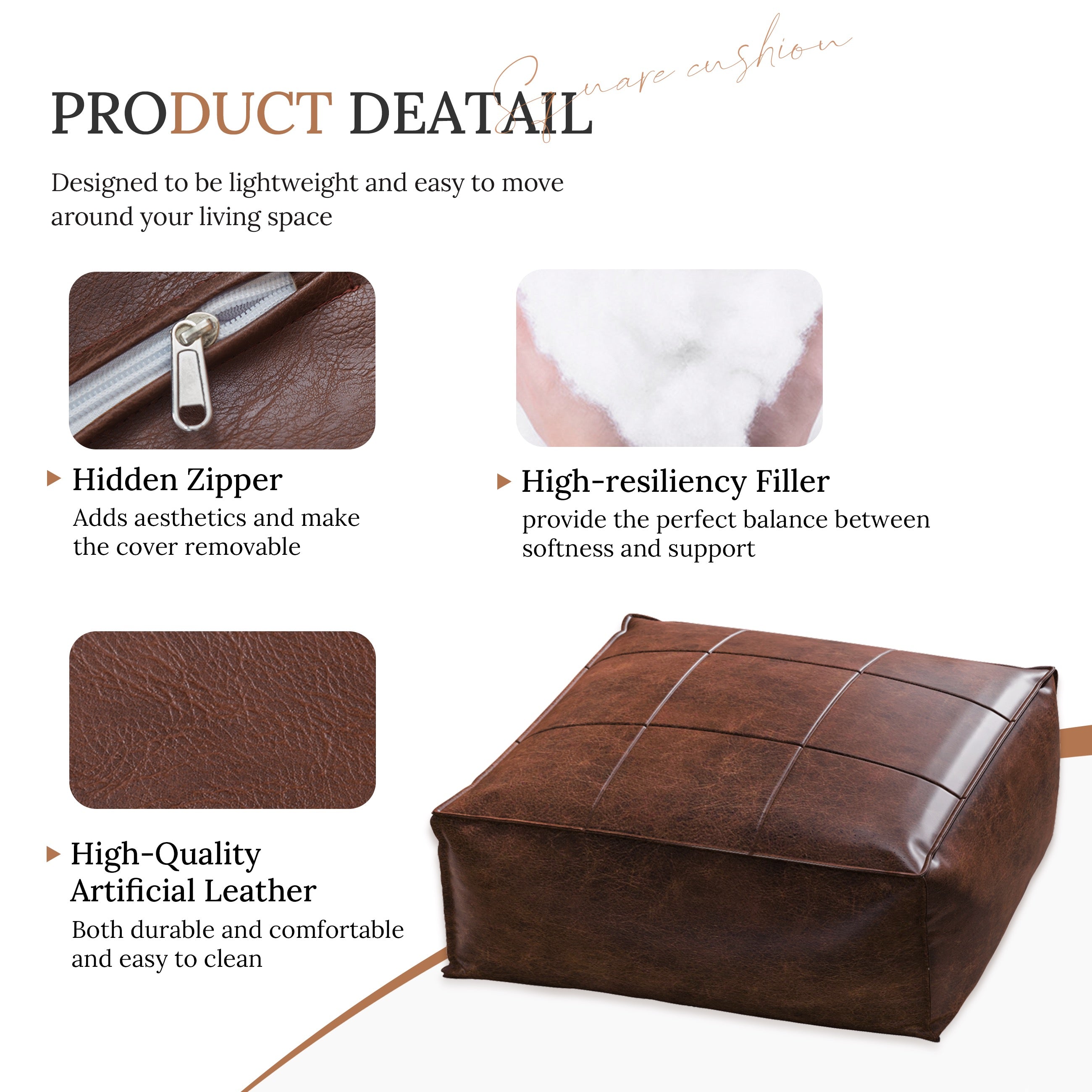 Square Floor Pillow Tatami