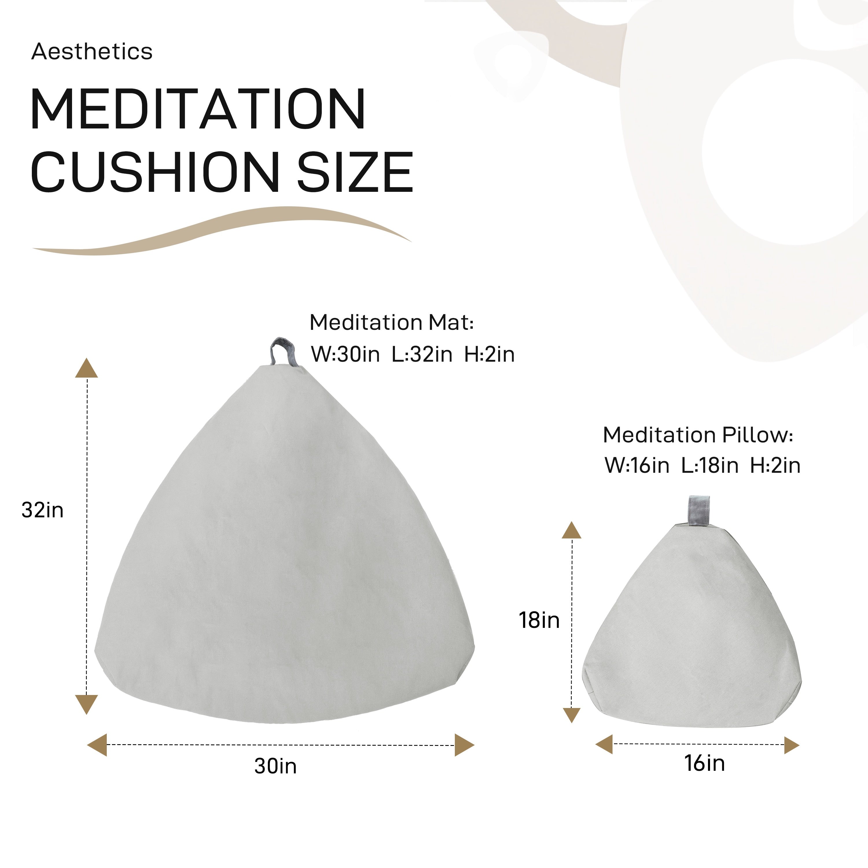 Meditation Floor Cushion Set