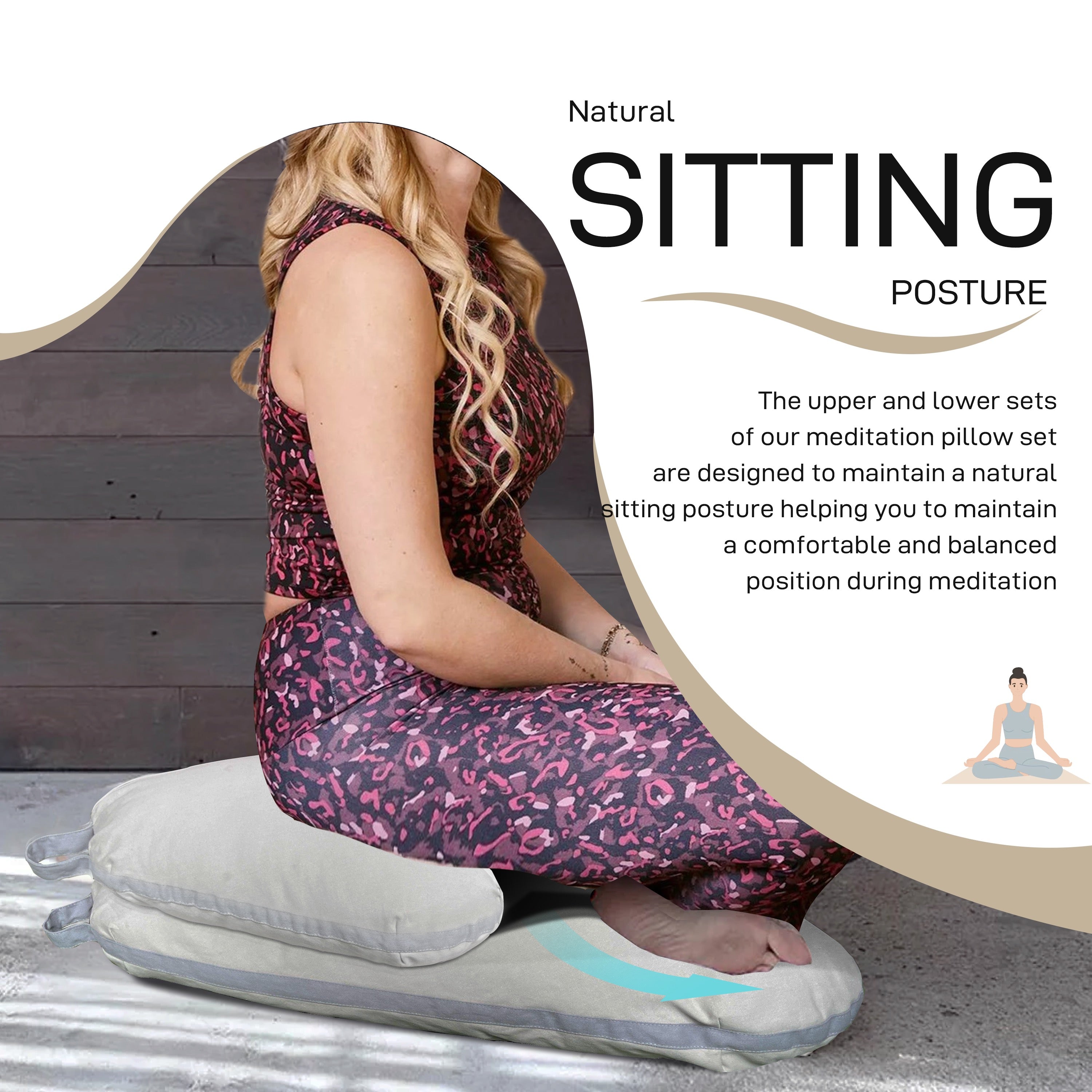 Meditation Floor Cushion Set