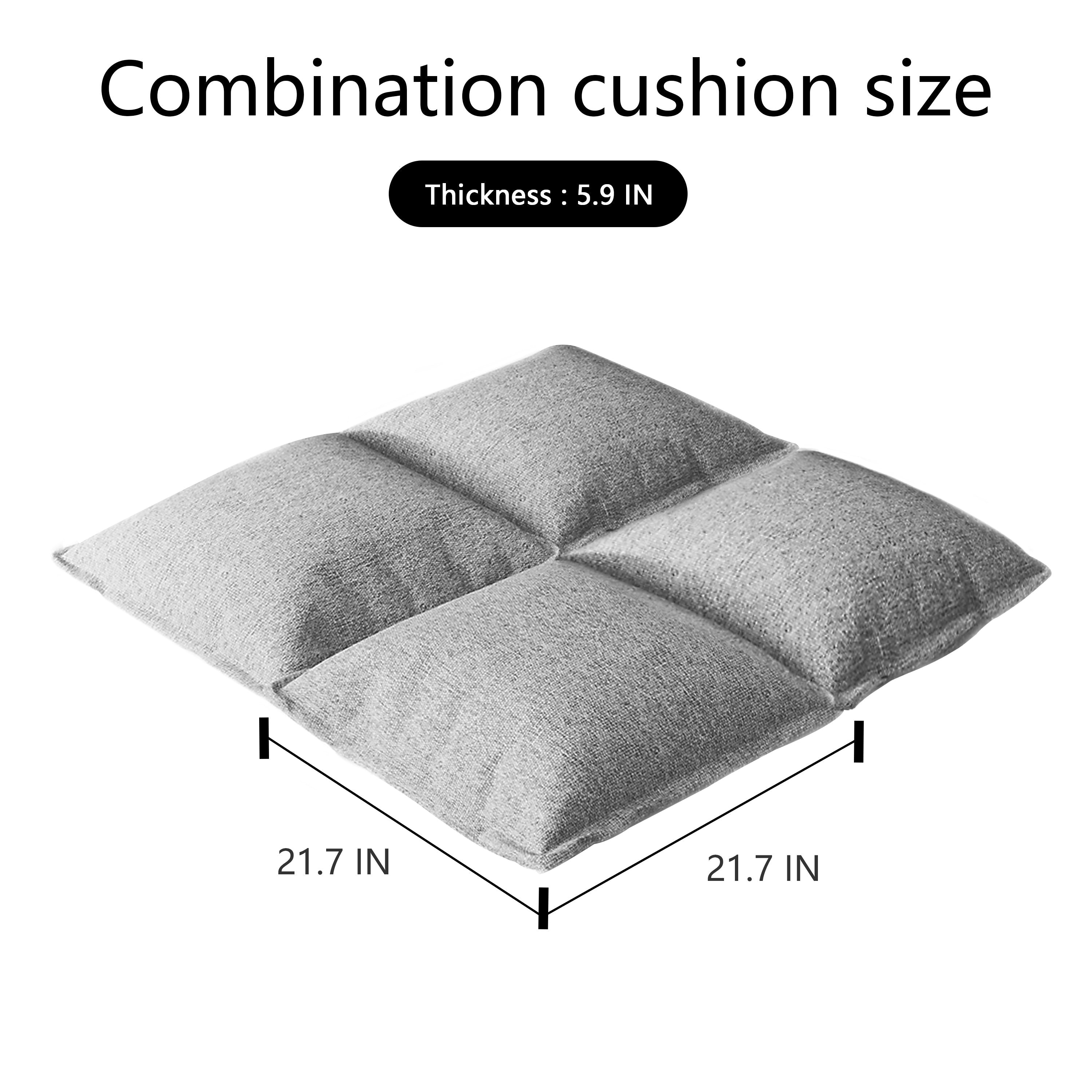 Square Chair Cushion Kitchen Pads 4 Pieces