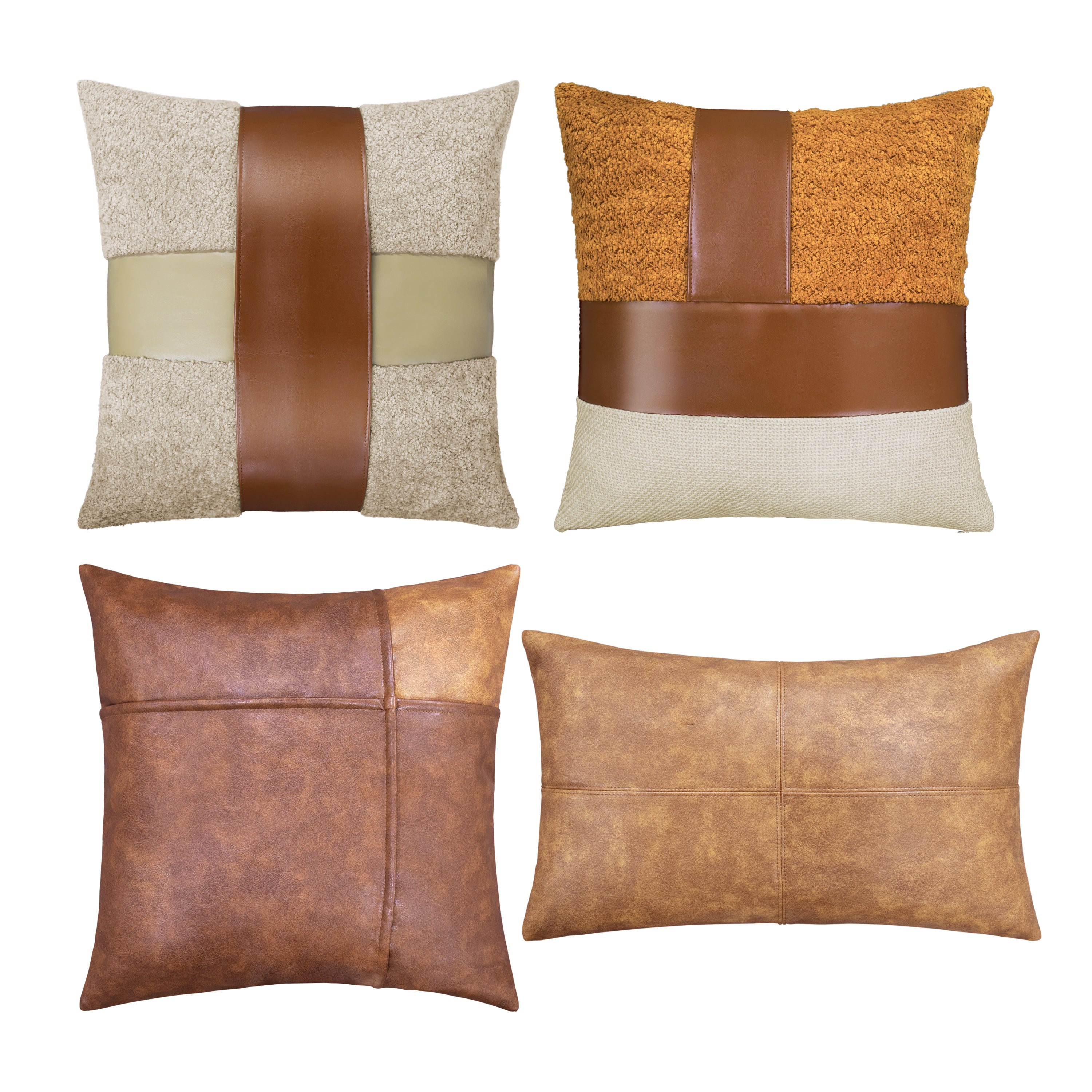 Throw Pillow Covers 4 Pcs Set