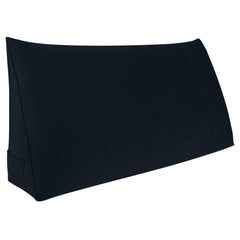 Large Reading Pillow velvet No Button Velvet—Black